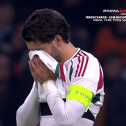 Imagini dramatice în Olanda - Ungaria, foto: captură Prima Sport