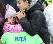 Florin Niță și familia după România - Kosovo FOTO: Ionuț Iordache (GSP)