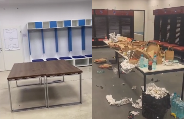 Vestiarul României la Priștina vs. Vestiarul lăsat de Kosovo pe Arena Națională