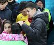 Florin Niță și familia după România - Kosovo FOTO: Ionuț Iordache (GSP)