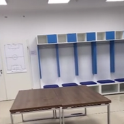 Vestiarul lăsat de români la Priștina // foto: Captură GSP