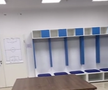 Vestiarul lăsat de români la Priștina // foto: Captură GSP