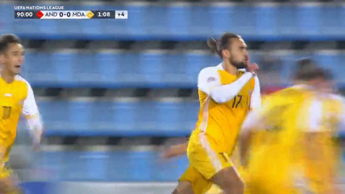 Ce gol a marcat Virgiliu Postolachi pentru Moldova, în Liga Națiunilor!
