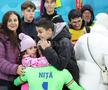 Florin Niță și familia după România - Kosovo FOTO: Ionuț Iordache (GSP)