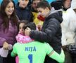 Florin Niță și familia după România - Kosovo FOTO: Ionuț Iordache (GSP)