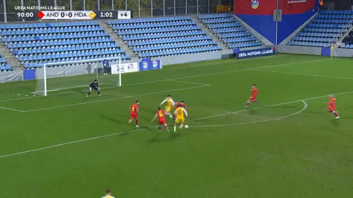 Ce gol a reușit jucătorul din Superliga în meciul din Liga Națiunilor! Cursa fabuloasă a promovat Republica Moldova