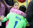 Florin Niță și familia după România - Kosovo FOTO: Ionuț Iordache (GSP)