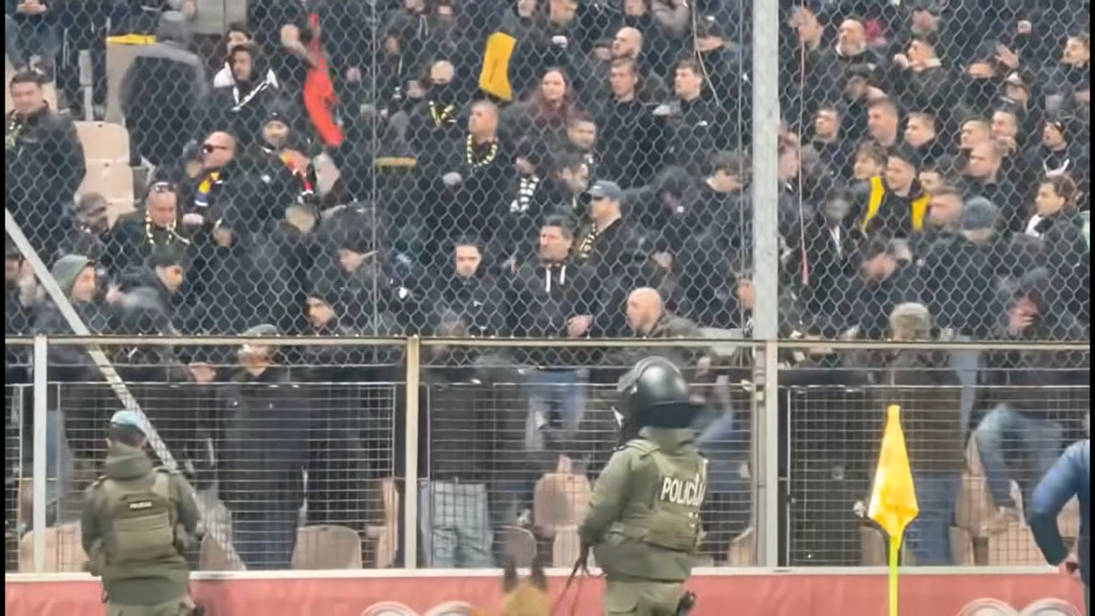 Fanii români au fost bătuți de Armată în Bosnia // foto: captură oslobodjenje.ba