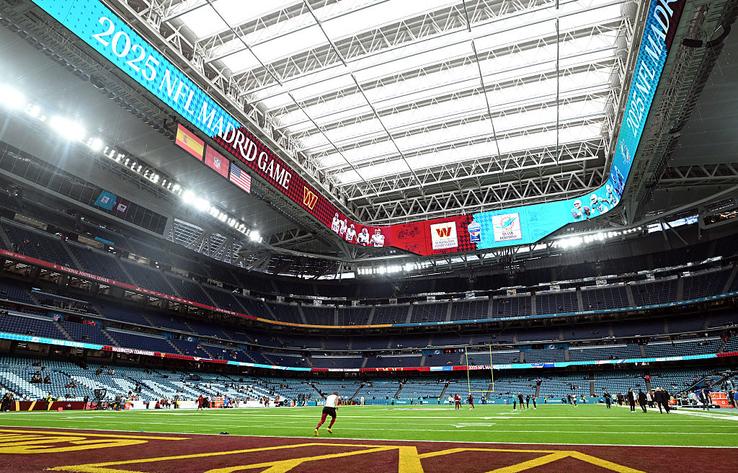 Cum s-a transformat Bernabeu pentru a găzdui un meci de NFL/ FOTO Guliver/GettyImages