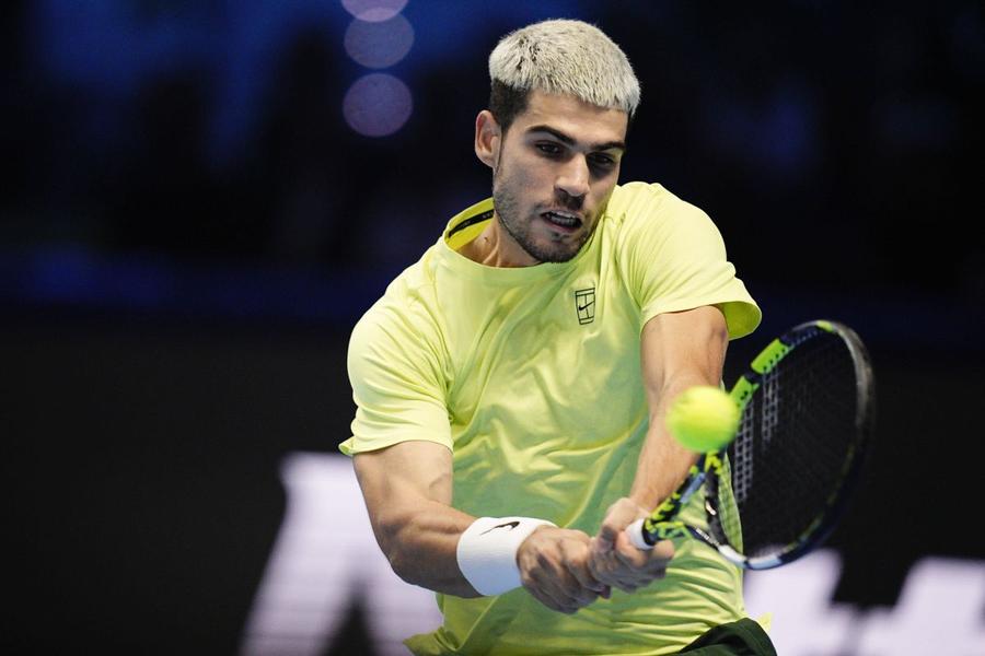 Carlos Alcaraz, la Turneul Campionilor // foto: Imago Images Șoc: Carlos Alcaraz s-a retras de la Cupa Davis!