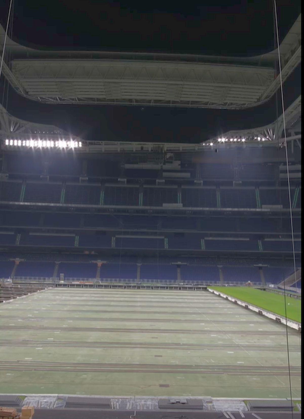 Imagini SF » Cum s-a transformat Bernabeu peste noapte