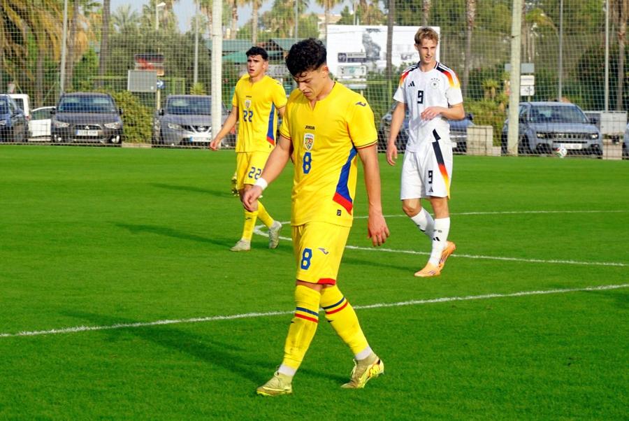 Reprezentativa U20 a fost învinsă fără drept de apel de selecționata similară a Germaniei / Sursă foto: Facebook@ Echipa națională România, încotro? Weekend negru pentru FRF: trei înfrângeri, golaveraj 1-11, perspective sumbre!