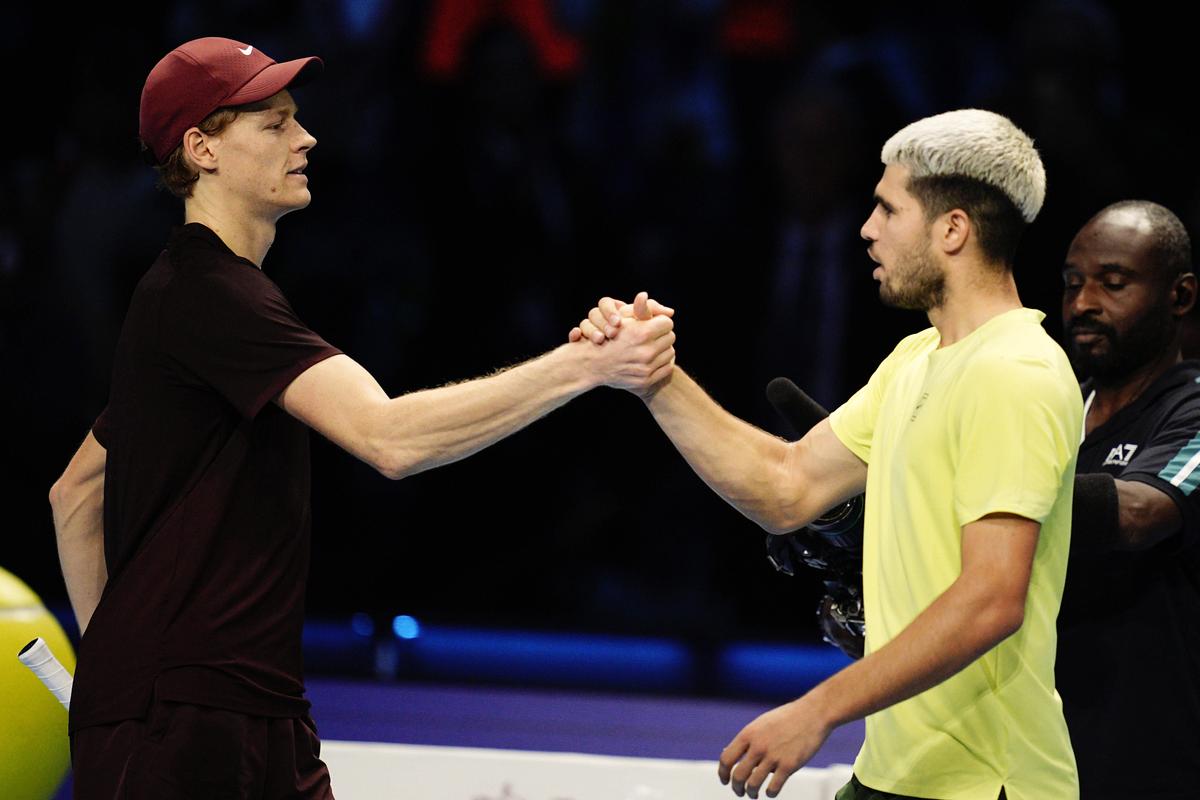 Sinner și Alcaraz, după Turneul Campionilor din 2025