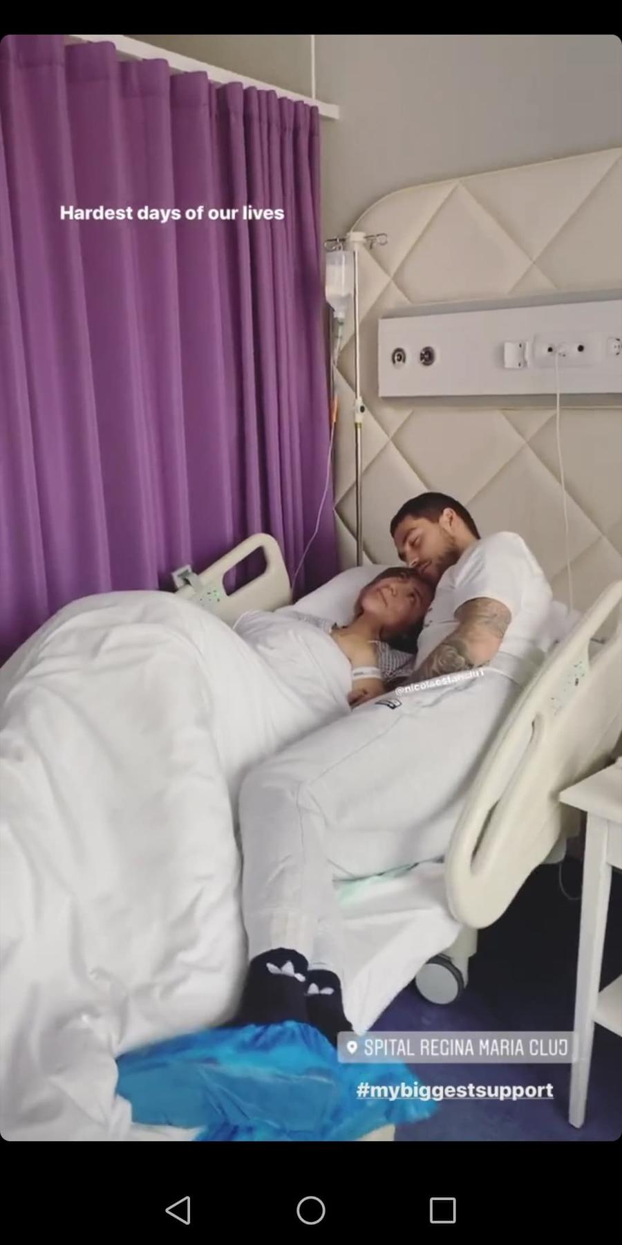 FOTO Andreea, soția lui Nicolae Stanciu, internată la Cluj: „Cele mai grele zile din viețile noastre” » Mesajul de susținere transmis de Slavia Praga