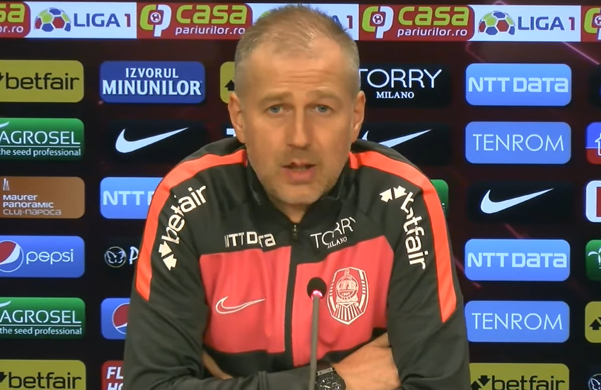 Edi Iordănescu, 42 de ani, antrenorul lui CFR Cluj, a fost nemulțumit de discuțiile despre arbitraj iscate după victoria campioanei României cu FCSB (2-0).