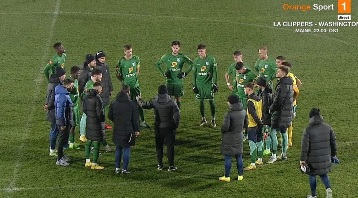 FOTO FC Voluntari - Farul, Hagi - ședință pe teren 16.12.2022