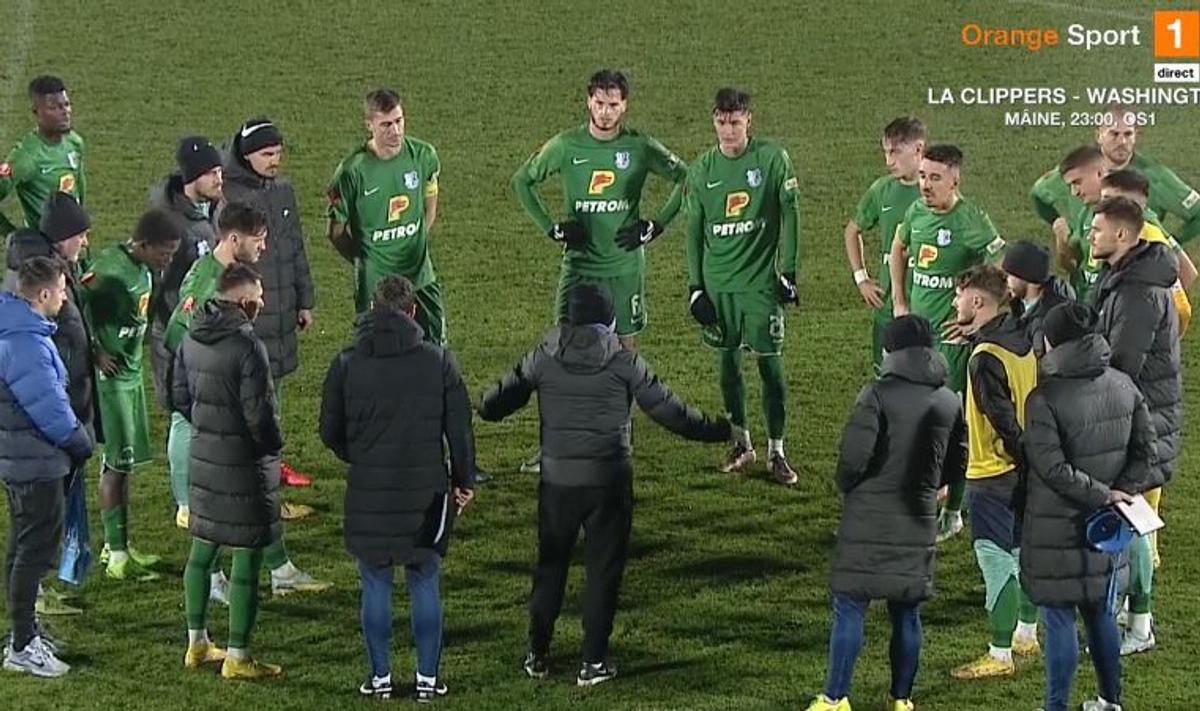 FOTO FC Voluntari - Farul, Hagi - ședință pe teren 16.12.2022