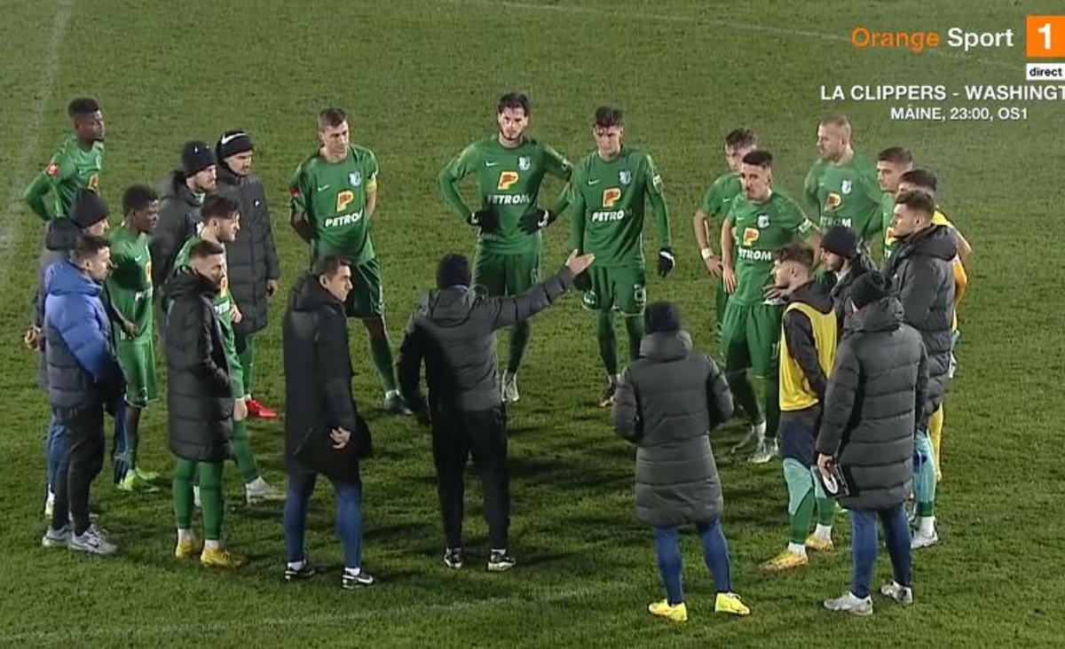 FOTO FC Voluntari - Farul, Hagi - ședință pe teren 16.12.2022