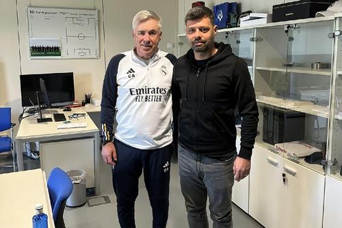 Carlo Ancelotti, alături de Carlo  Ancelotti