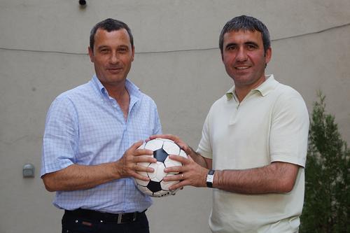 Rednic și Hagi, în 2007 Foto: Cristi Preda