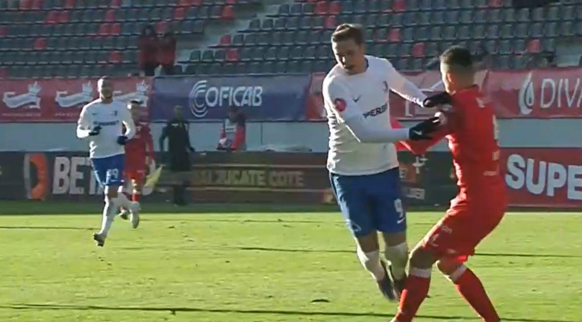 Fază controversată la Sibiu » Farul a cerut penalty cu UTA