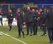 Bergodi, conflict pe margine în timpul meciului Petrolul - Rapid/ foto: captură Orange Sport