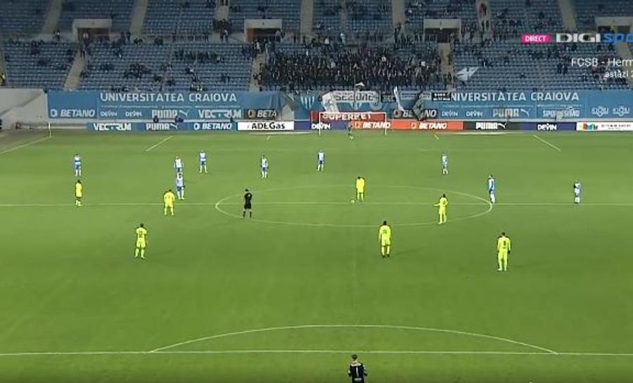 FOTO: Captură TV @Digi Sport 1 Fiasco oltenesc » Craiova a condus cu 2-0, dar Iașiul a revenit spectaculos! Clasamentul ACUM