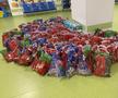 Suporterii lui Poli Iași au realizat o acțiune caritabilă înainte de Crăciun / Sursă foto: Facebook@ A.S. Peluza Nord Iași