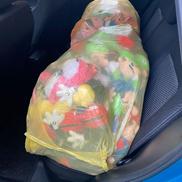 Suporterii lui Poli Iași au realizat o acțiune caritabilă înainte de Crăciun / Sursă foto: Facebook@ A.S. Peluza Nord Iași