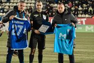 Moment special înainte de FC Voluntari - FCU Craiova » S-a retras și a fost premiat pentru întreaga activitate