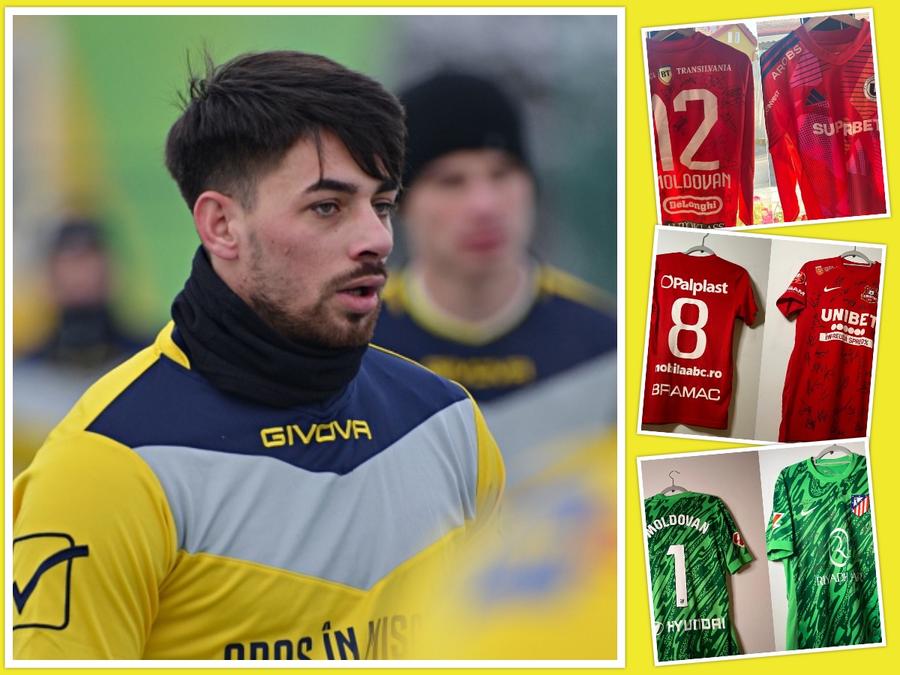 Tony Kanalos și cele trei echipamente scoase la licitație Drama lui Tony Kanalos, fost coleg al lui Ianis Hagi și Andrei Rațiu la naționala U17/U18 a României: „Voi mai merge cu greu maximum cinci ani, apoi cad la pat, spre moarte” + Licitație de tricouri pentru transplant cu celule stem