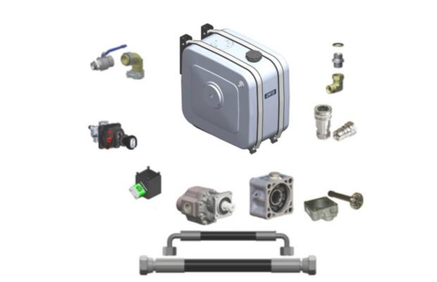 Ce include un kit complet de basculare pentru camion?