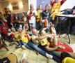 Barul doamnei Muriel, care va ieși la pensie după 46 de ani în care a servit bere fanilor lui Lens / Foto: Imago