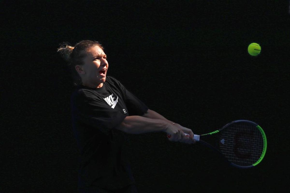 Simona Halep, primul antrenament la Australian Open