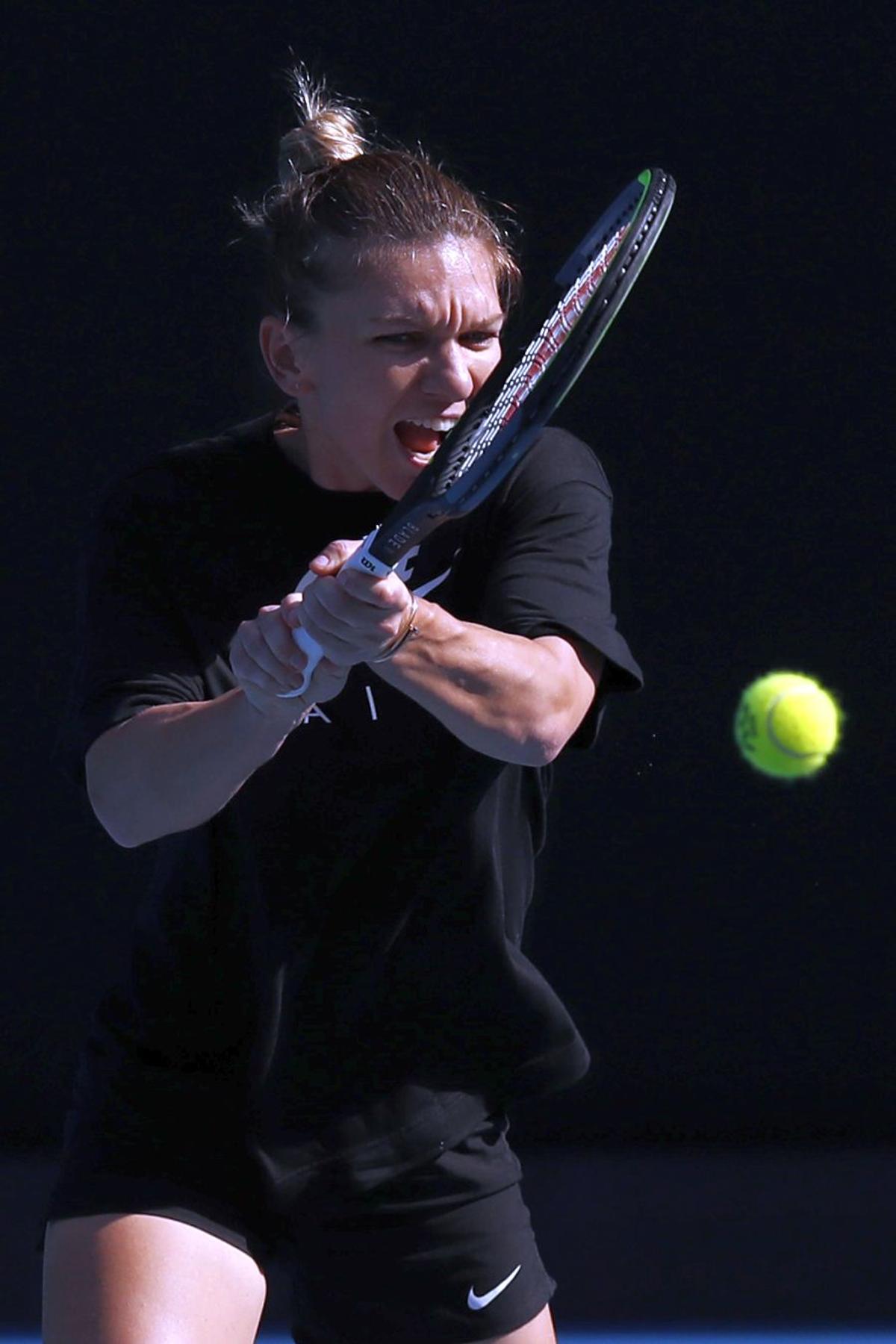 SIMONA HALEP LA AUSTRALIAN OPEN // VIDEO Simona Halep, imitată de nepoata ei: „Stai să mă enervez!”