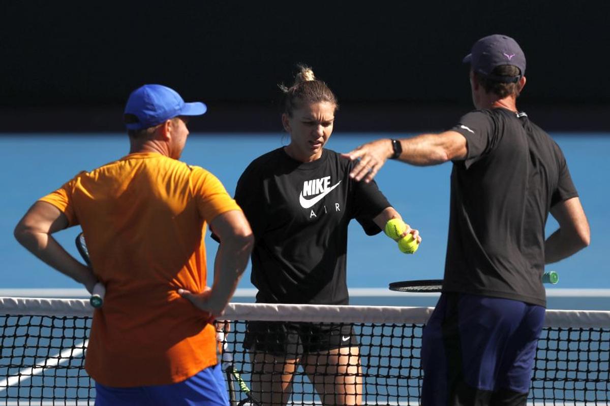 Simona Halep, primul antrenament la Australian Open
