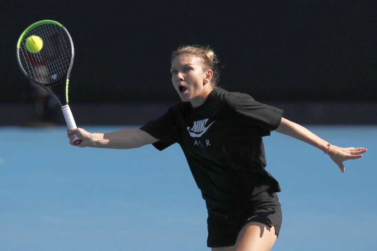 Simona Halep, primul antrenament la Australian Open