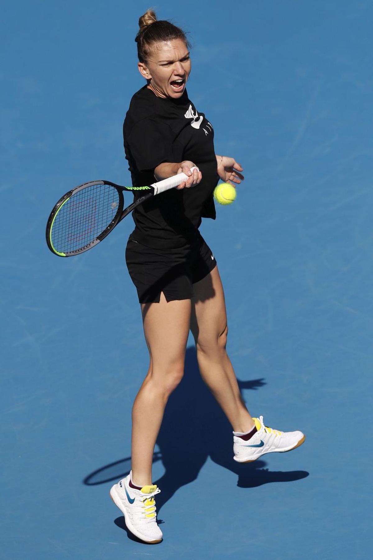 Simona Halep, primul antrenament la Australian Open