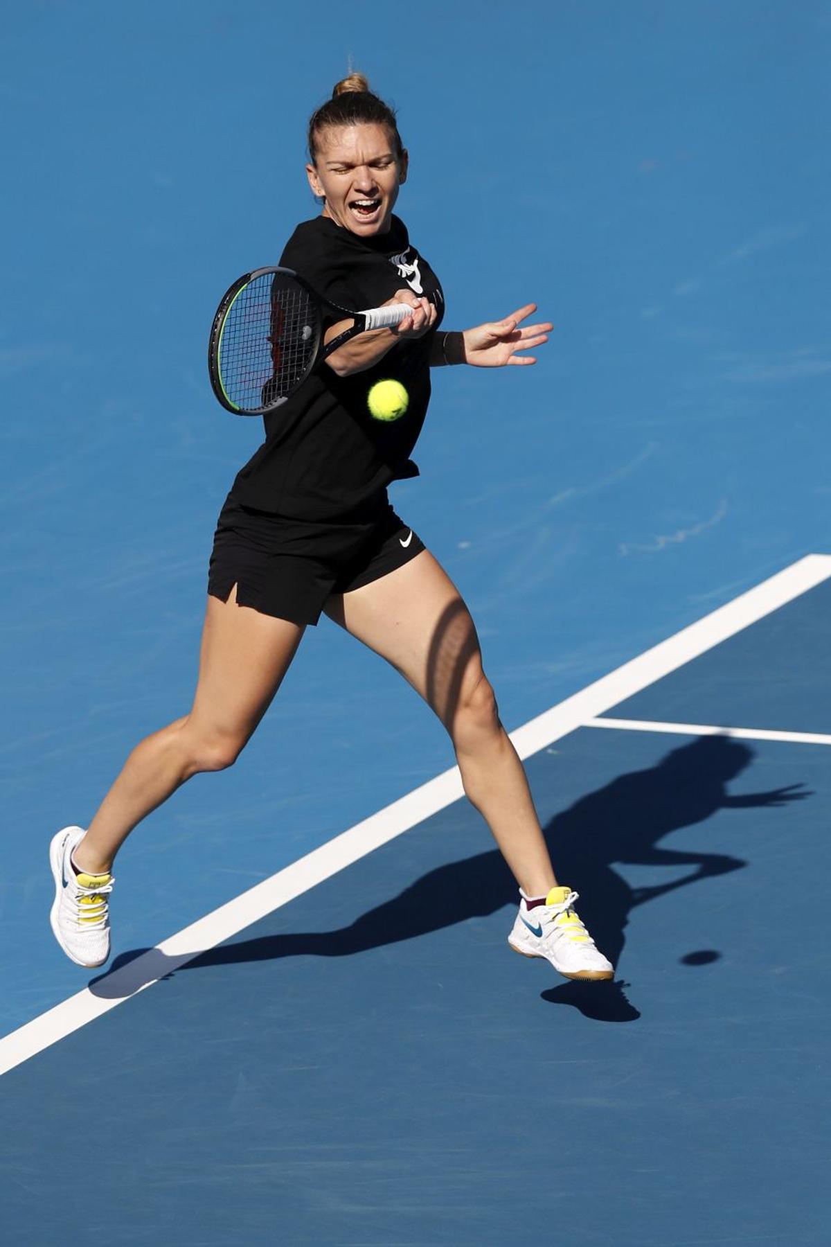SIMONA HALEP LA AUSTRALIAN OPEN // VIDEO Simona Halep, imitată de nepoata ei: „Stai să mă enervez!”