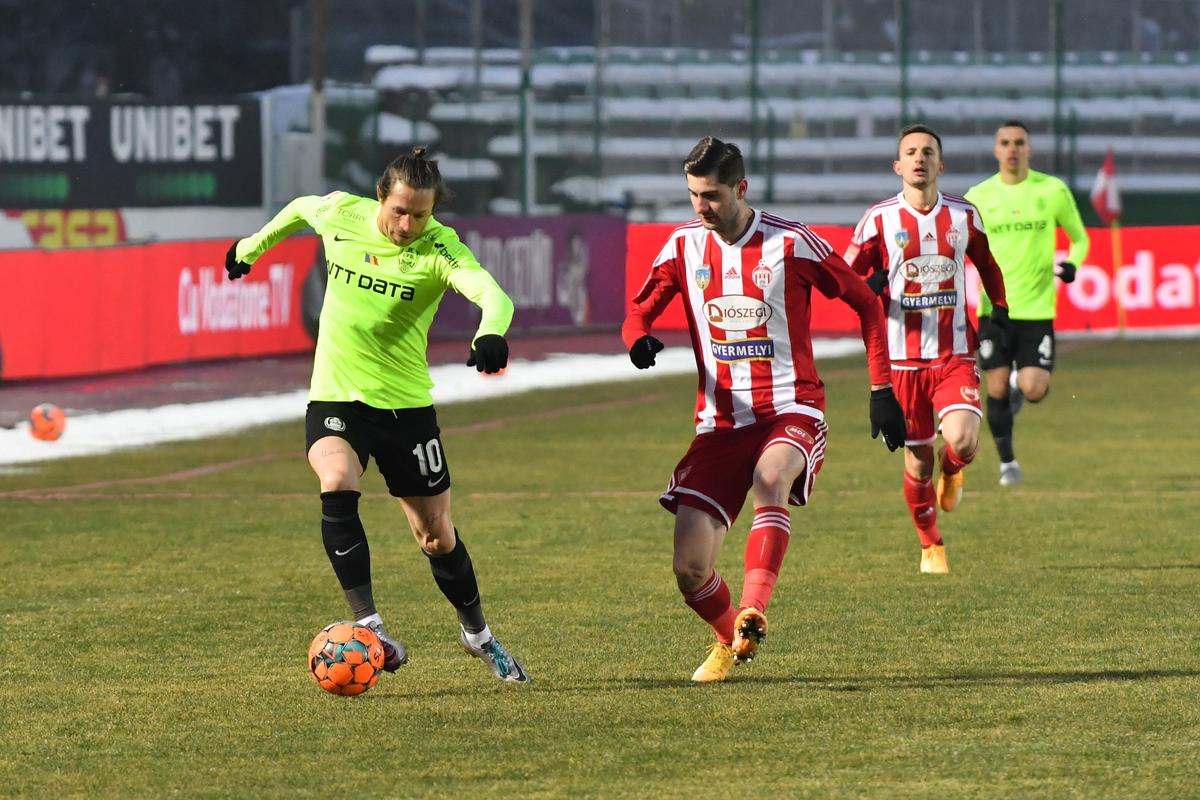 FOTO+VIDEO. Sepsi - CFR Cluj 0-1 » Victorie la limită pentru campioană în „Epoca de gheață”