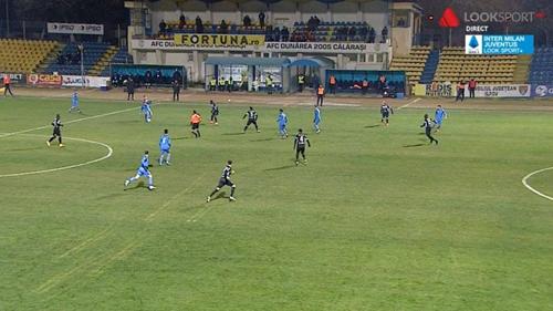 În minutul 40 al meciului Academica Clinceni - Hermannstadt, gazdele au avut un gol anulat.