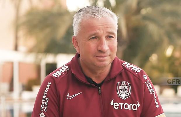 Dan Petrescu, înainte de meciul cu FCSB: „Presiunea e la noi, nu la ei!” + Impresiile despre cantonament și noii jucători