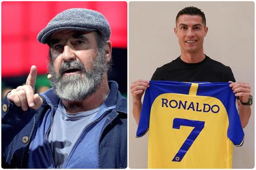 Eric Cantona și Cristiano Ronaldo. Foto: Imago Images
