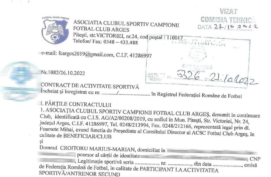 E antrenor, ba nu e antrenor! GSP are documentul semnat de Burleanu și Stoichiță » L-au validat, acum vor să-l interzică