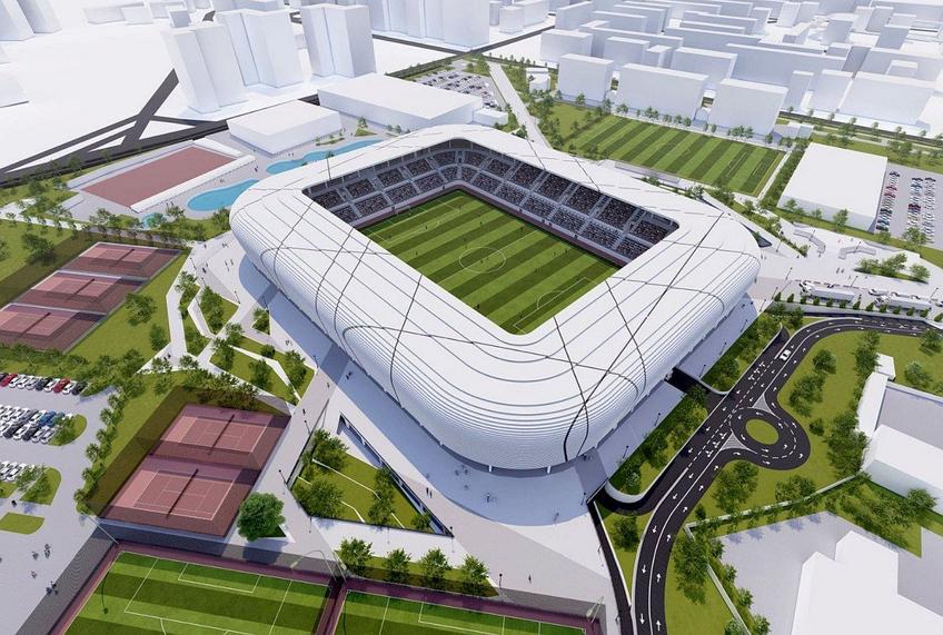 Așa ar urma să arate stadionul din Hunedoara