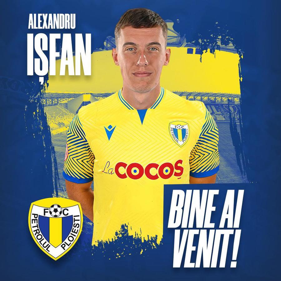 Alexandru Ișfan, prezentat oficial la noua echipă din Superligă
