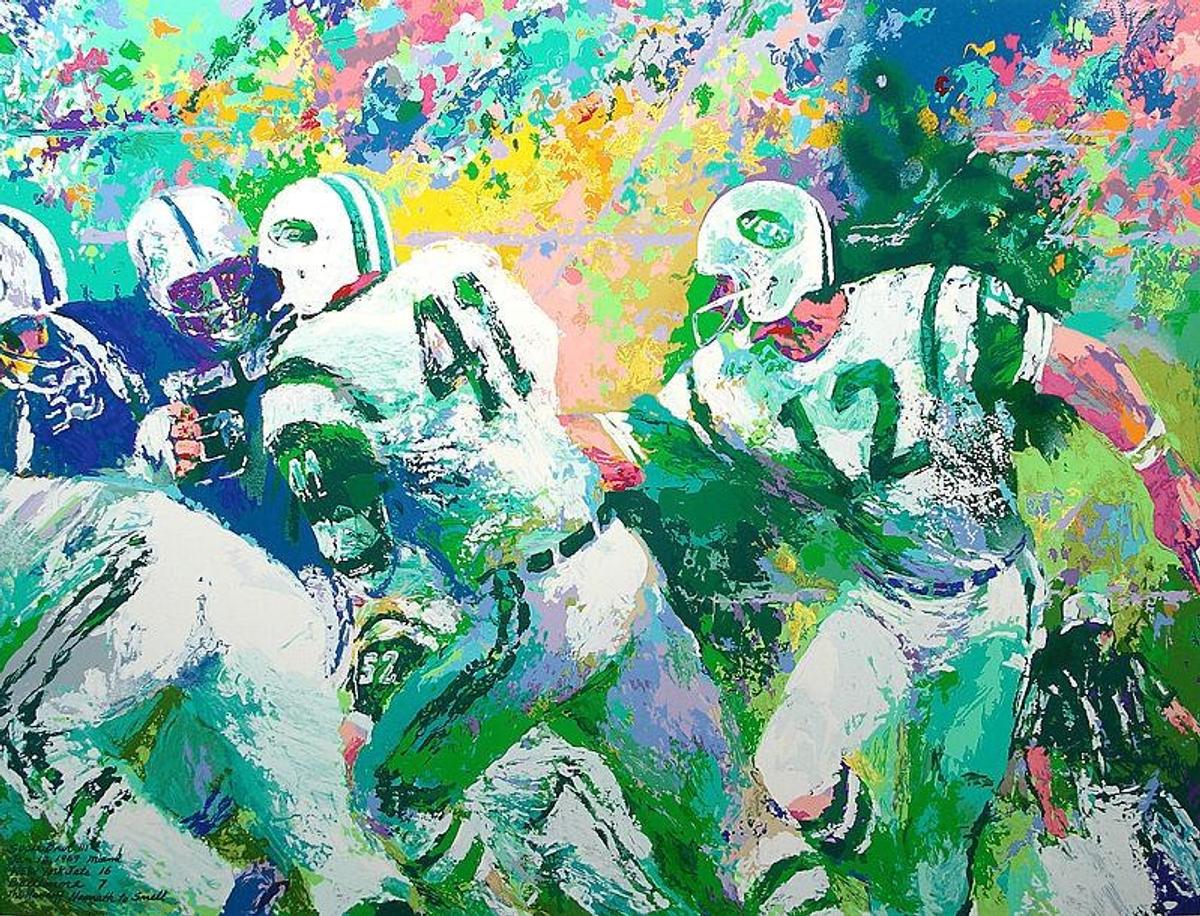 Opera lui LeRoy Neiman, pictorul olimpic, cu o carieră de peste 60 de ani imortalizând sportul