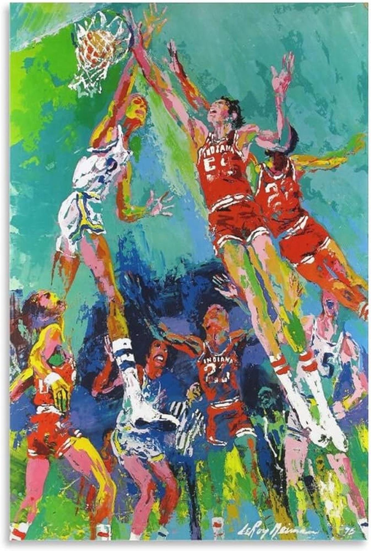 Opera lui LeRoy Neiman, pictorul olimpic, cu o carieră de peste 60 de ani imortalizând sportul