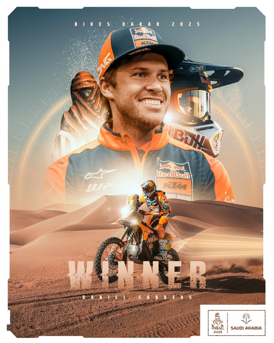 Daniel Sanders Pentru a doua oară în carieră, Emanuel Gyenes a câștigat Raliul Dakar la clasa fără asistență tehnică » Daniel Sanders a triumfat la clasa Moto