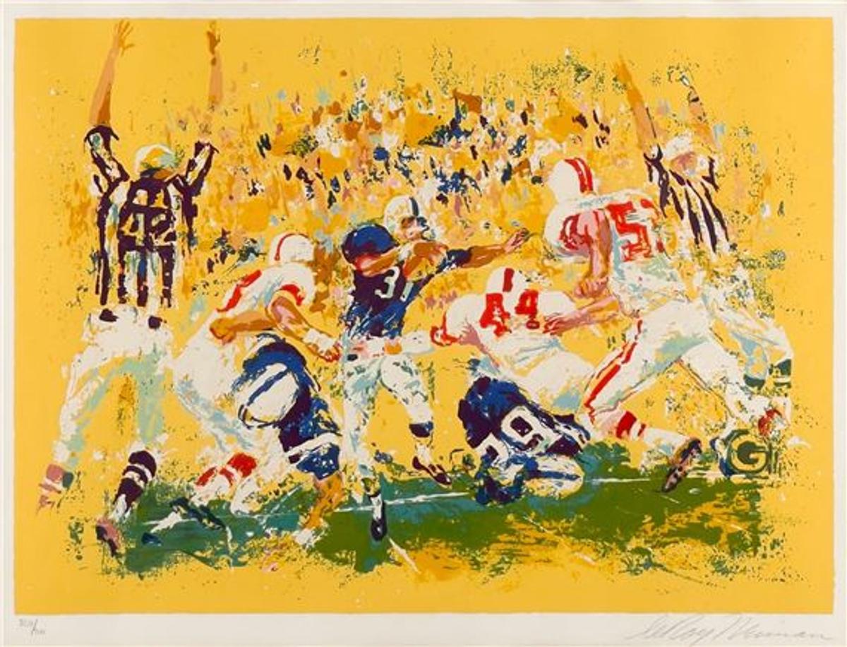 Opera lui LeRoy Neiman, pictorul olimpic, cu o carieră de peste 60 de ani imortalizând sportul